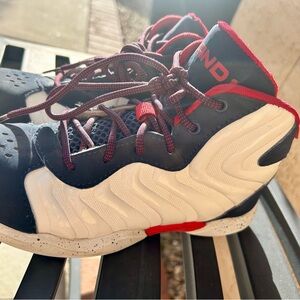 AND1 Kids' Blue and Red Athletic Sneakers Size 3